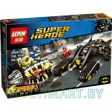 Конструктор Lepin 07037 Бэтмэн: убийца Крок (758 деталей)